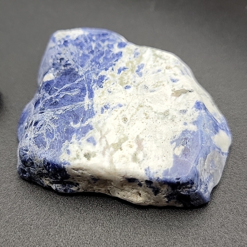 Lot of 2 pieces Raw Slab Blue White Sodalite Gemstone Polished Gemstone - Picture 5 of 9